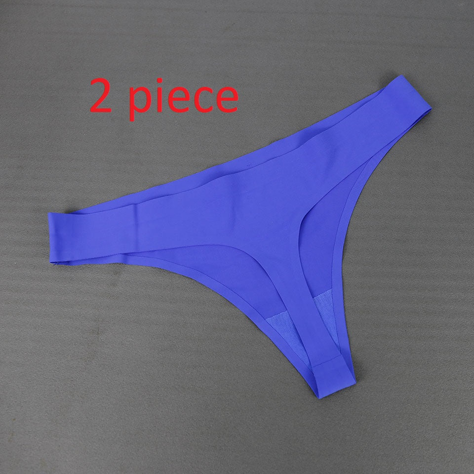 Women's Hot Silk Sexy Seamless Underwear 2 piece