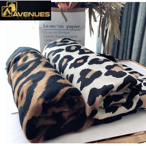 Women Animal Print Luxury Soft Scarf