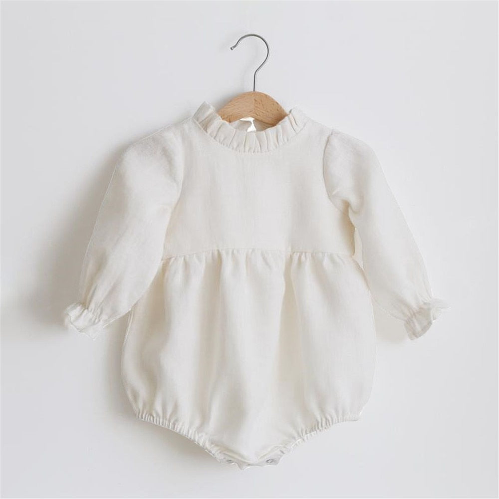 LONG SLEEVE BABY GIRL ROMPER