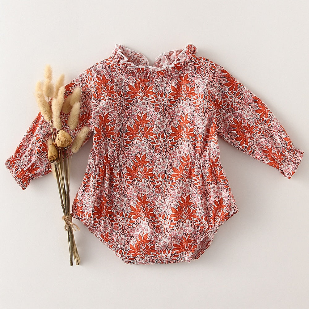 LONG SLEEVE BABY GIRL ROMPER