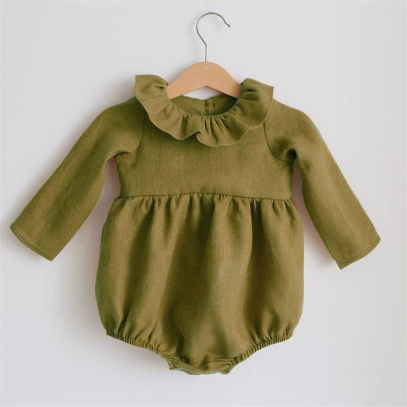 LONG SLEEVE BABY GIRL ROMPER