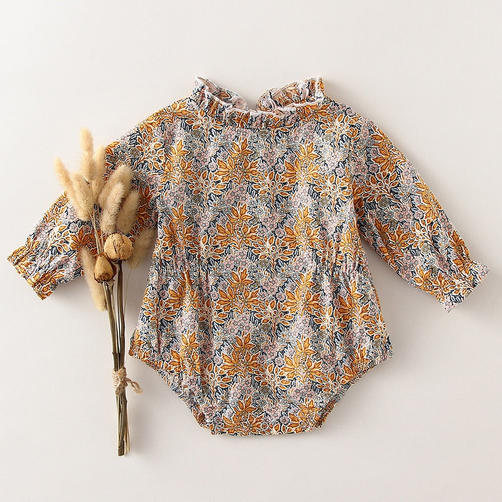 LONG SLEEVE BABY GIRL ROMPER