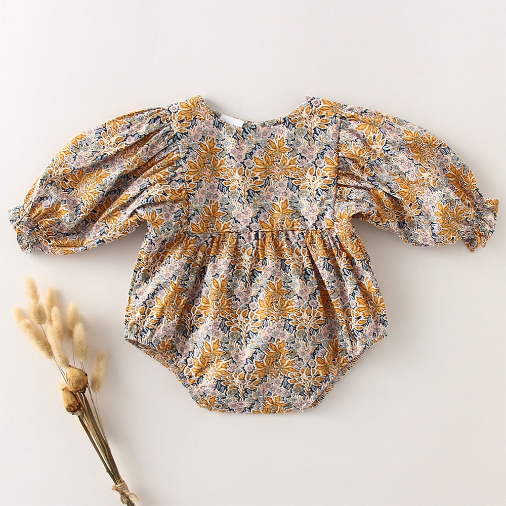LONG SLEEVE BABY GIRL ROMPER