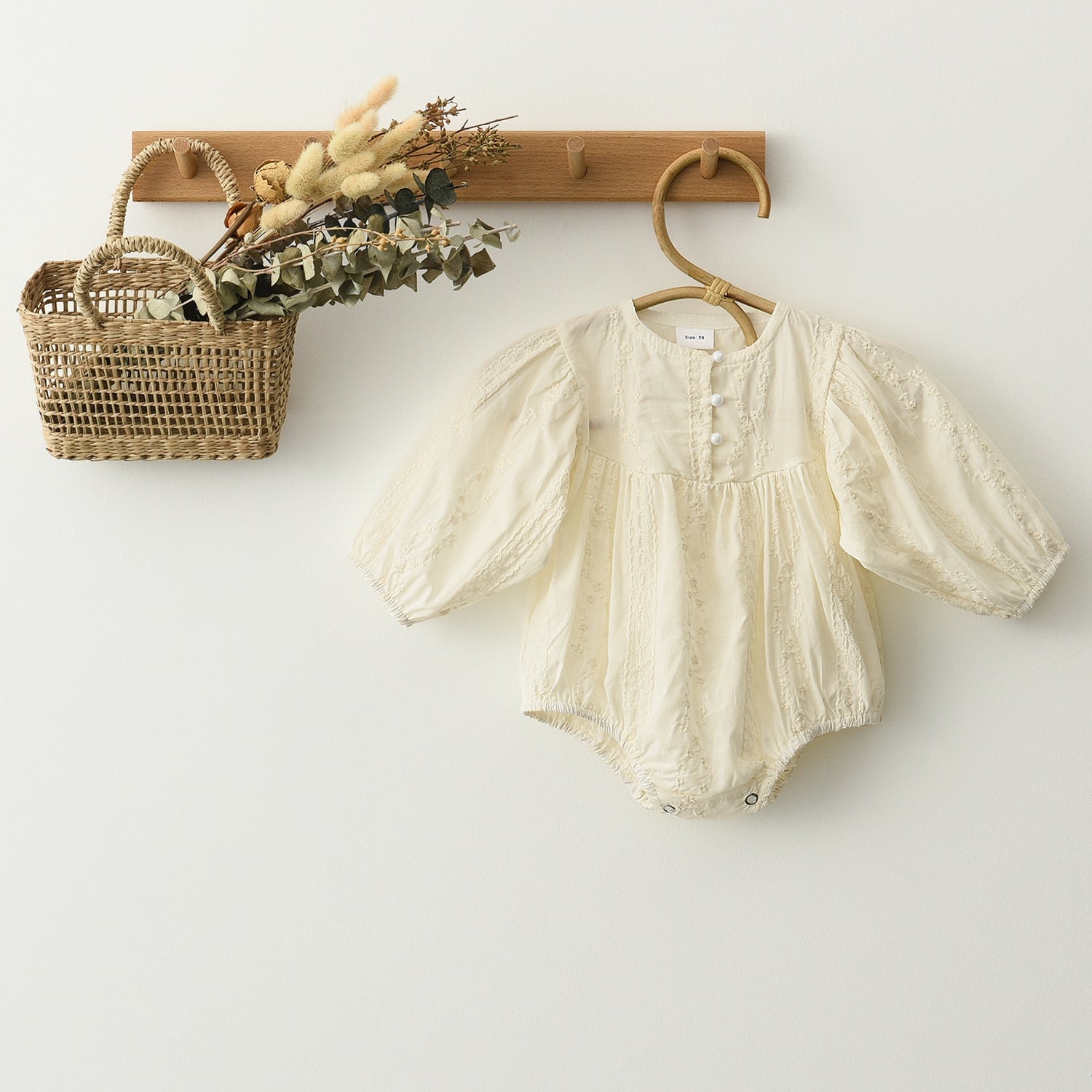 LONG SLEEVE BABY GIRL ROMPER