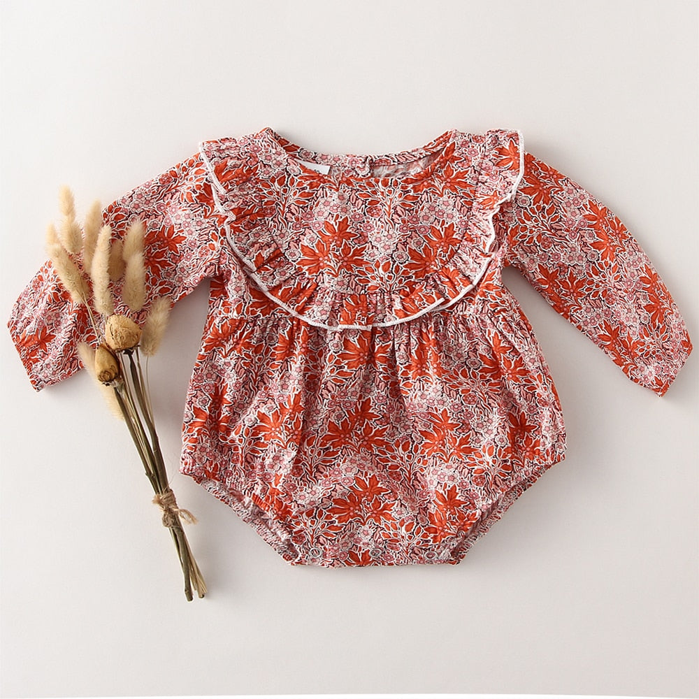 LONG SLEEVE BABY GIRL ROMPER