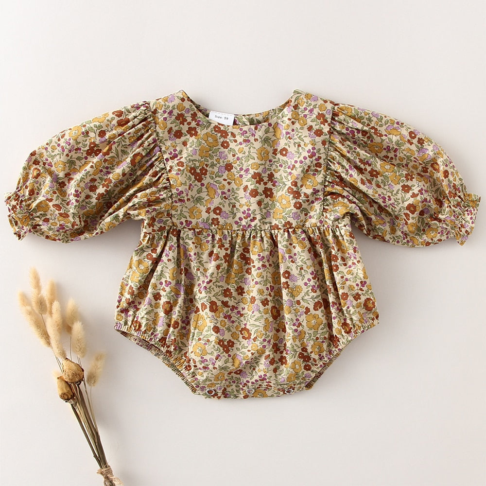 LONG SLEEVE BABY GIRL ROMPER