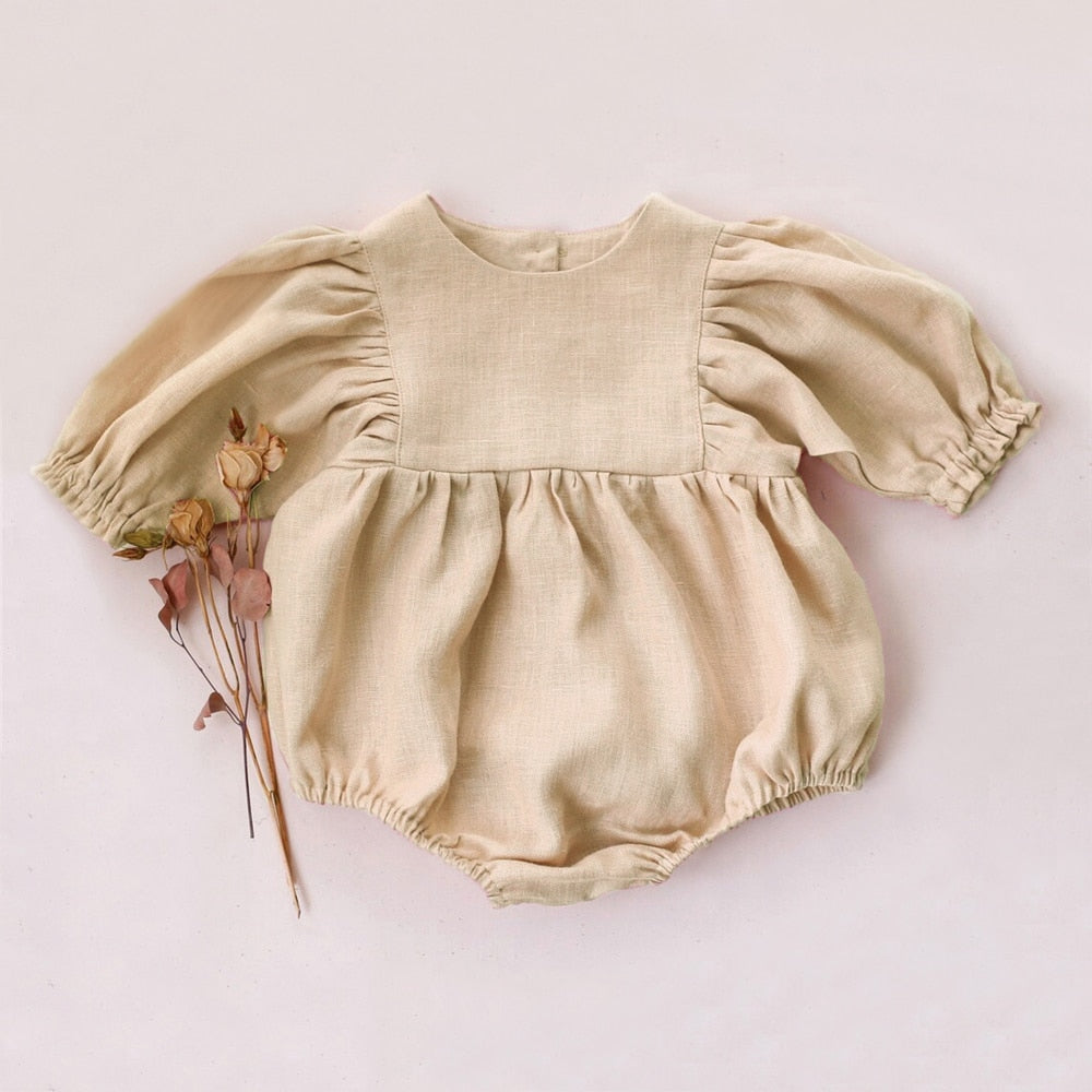 LONG SLEEVE BABY GIRL ROMPER