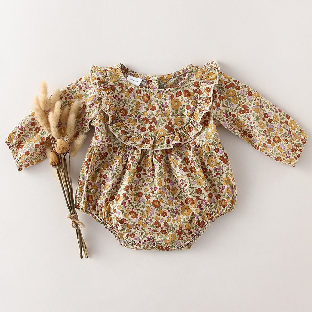 LONG SLEEVE BABY GIRL ROMPER