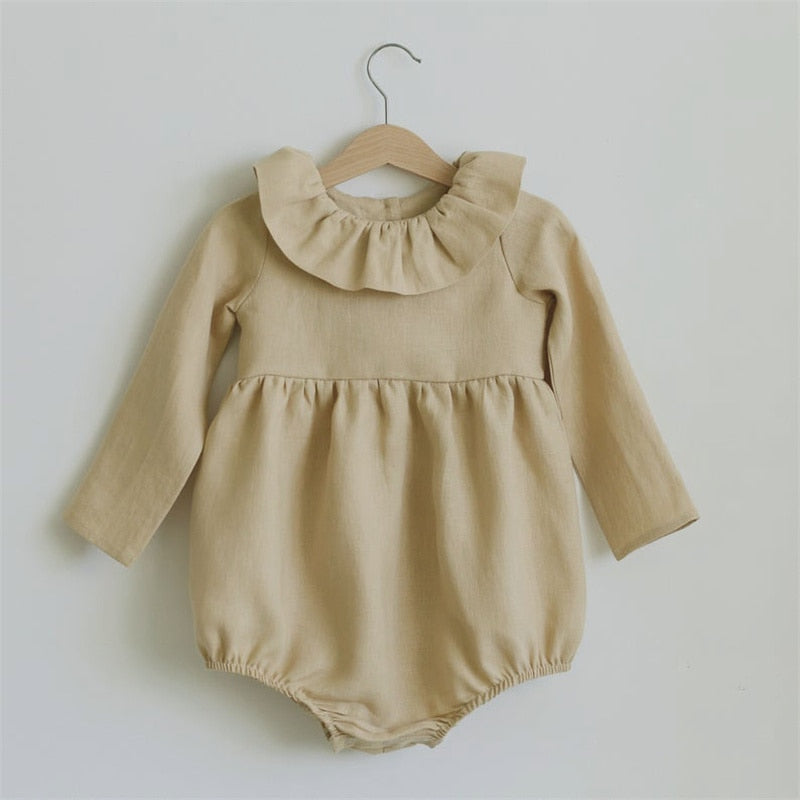 LONG SLEEVE BABY GIRL ROMPER