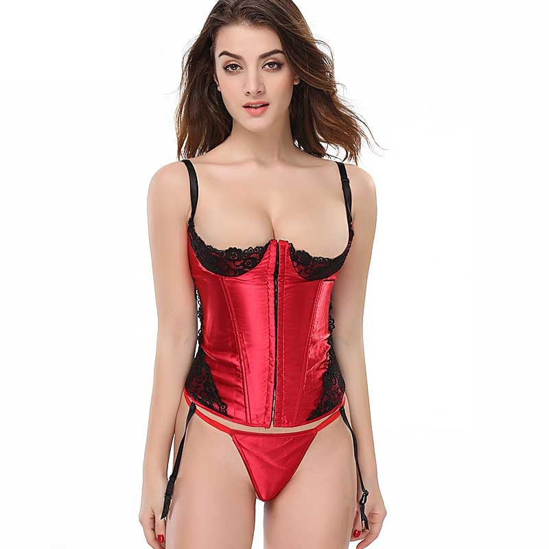 Women Corset Lingerie Lace Push Up Bra
