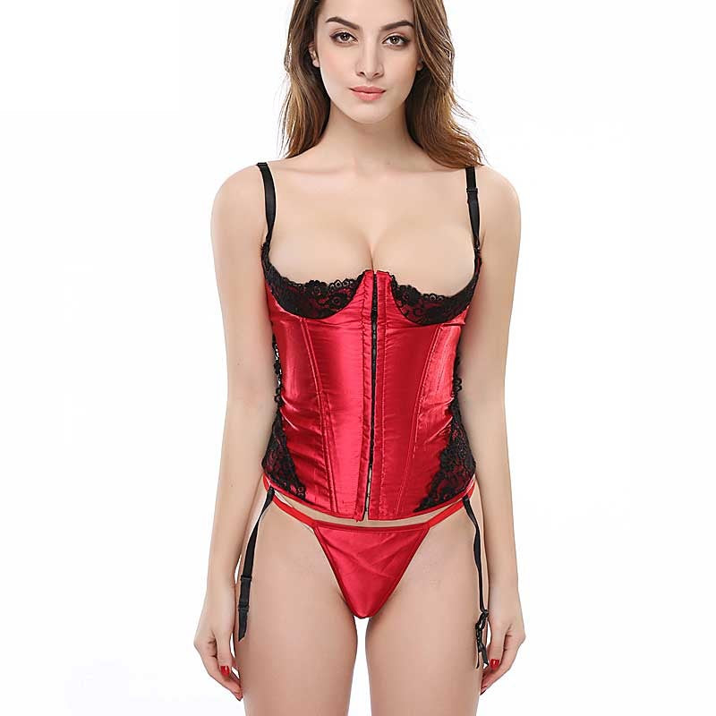 Women Corset Lingerie Lace Push Up Bra