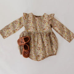 LONG SLEEVE BABY GIRL ROMPER