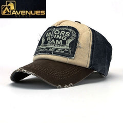 Jeans Curve Brim Trucker Baseball Cap