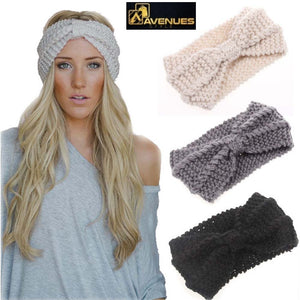 Women Winter Ear Warmer Knitted Headband