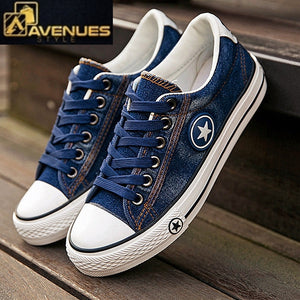 Female Summer Trainers Lace Up Canvas