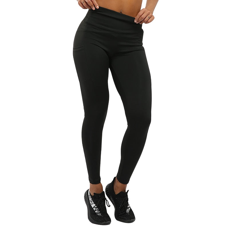Women's Push Up Fitness Leggings Patchwork Pants