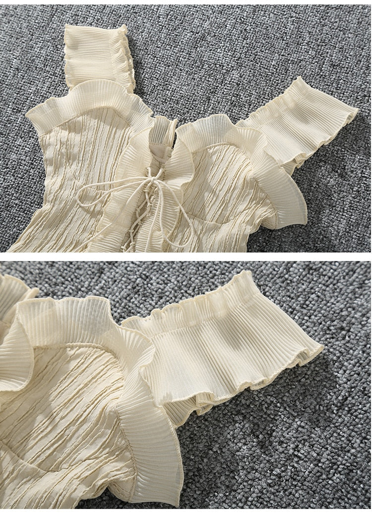 Women's Sleeveless Autumn Bustier Crop Tops
