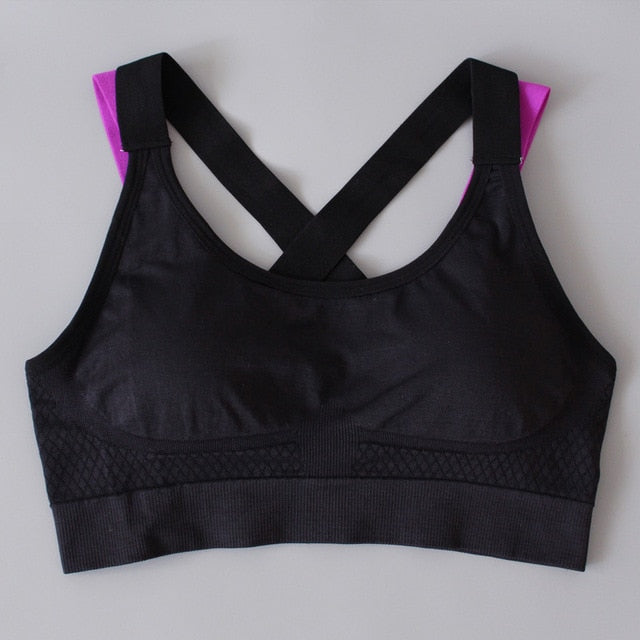 Women's Fitness Yoga Running Sports Bra Tops