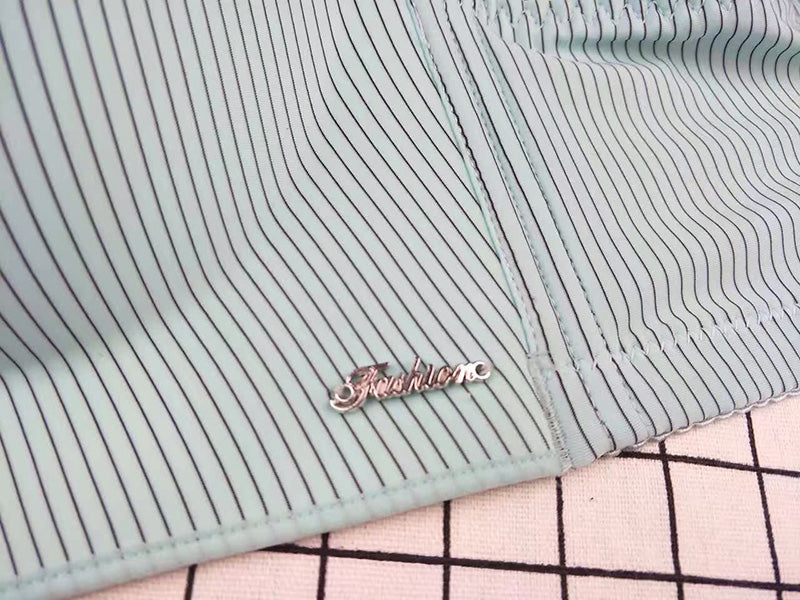 Women Striped Seamless Underwear Set