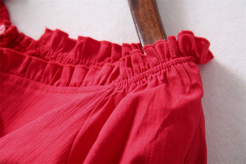Women Vintage Lace Mini Dress