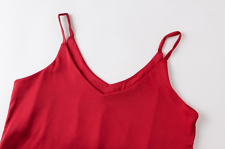 Women Camisole Silk Halter Tank Top
