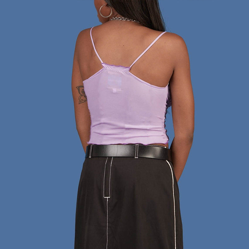 Women Sleeveless Camisole Backless Top
