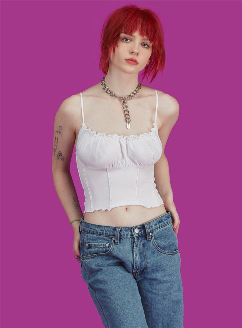 Women Sleeveless Camisole Backless Top