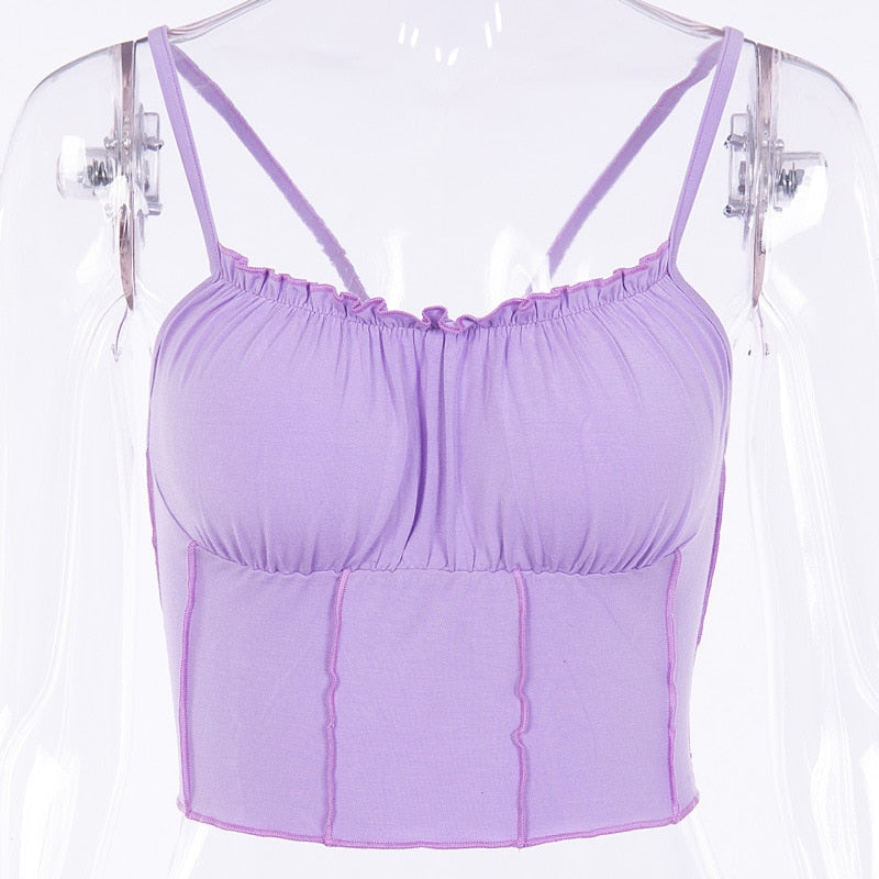 Women Sleeveless Camisole Backless Top
