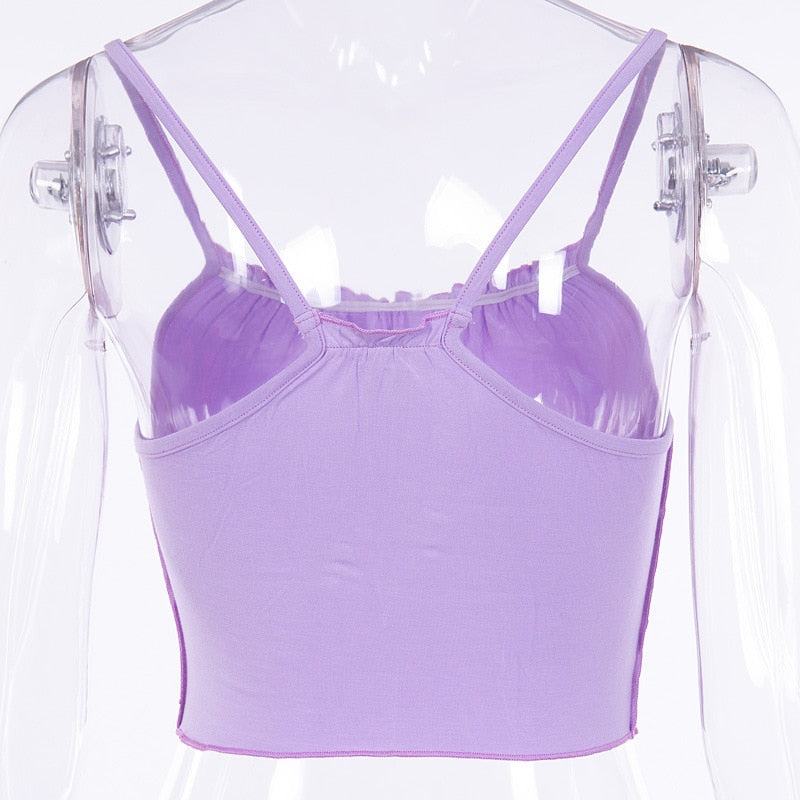 Women Sleeveless Camisole Backless Top