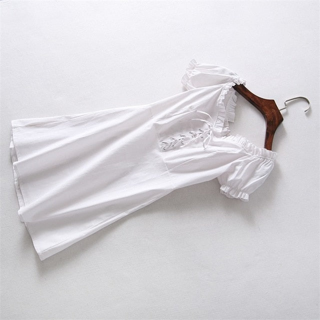 Women Vintage Lace Mini Dress