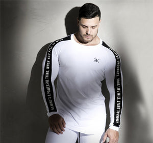 Men's Fitness Elastic T-Shirts