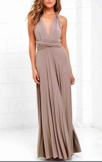 Sexy Bridesmaid Maxi Long Dress