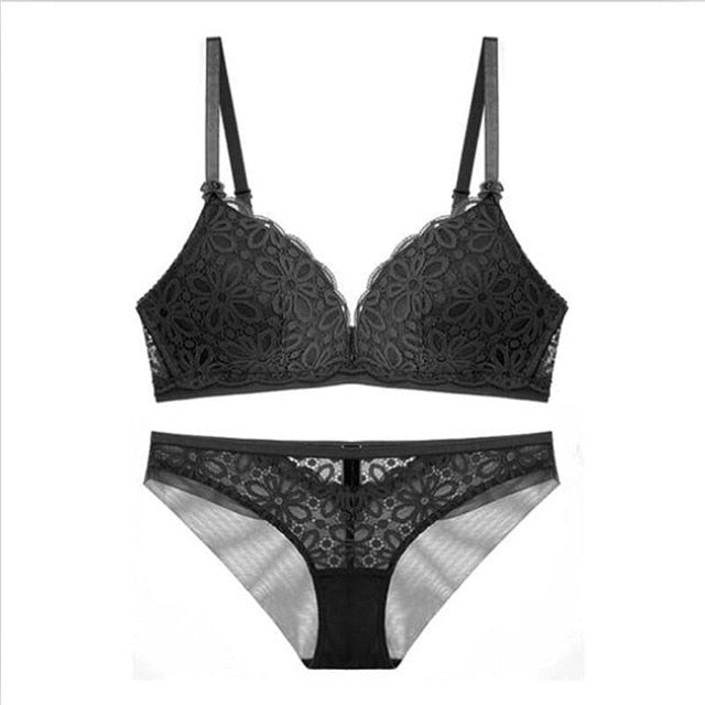 Women's Cotton Breathable Bra Set